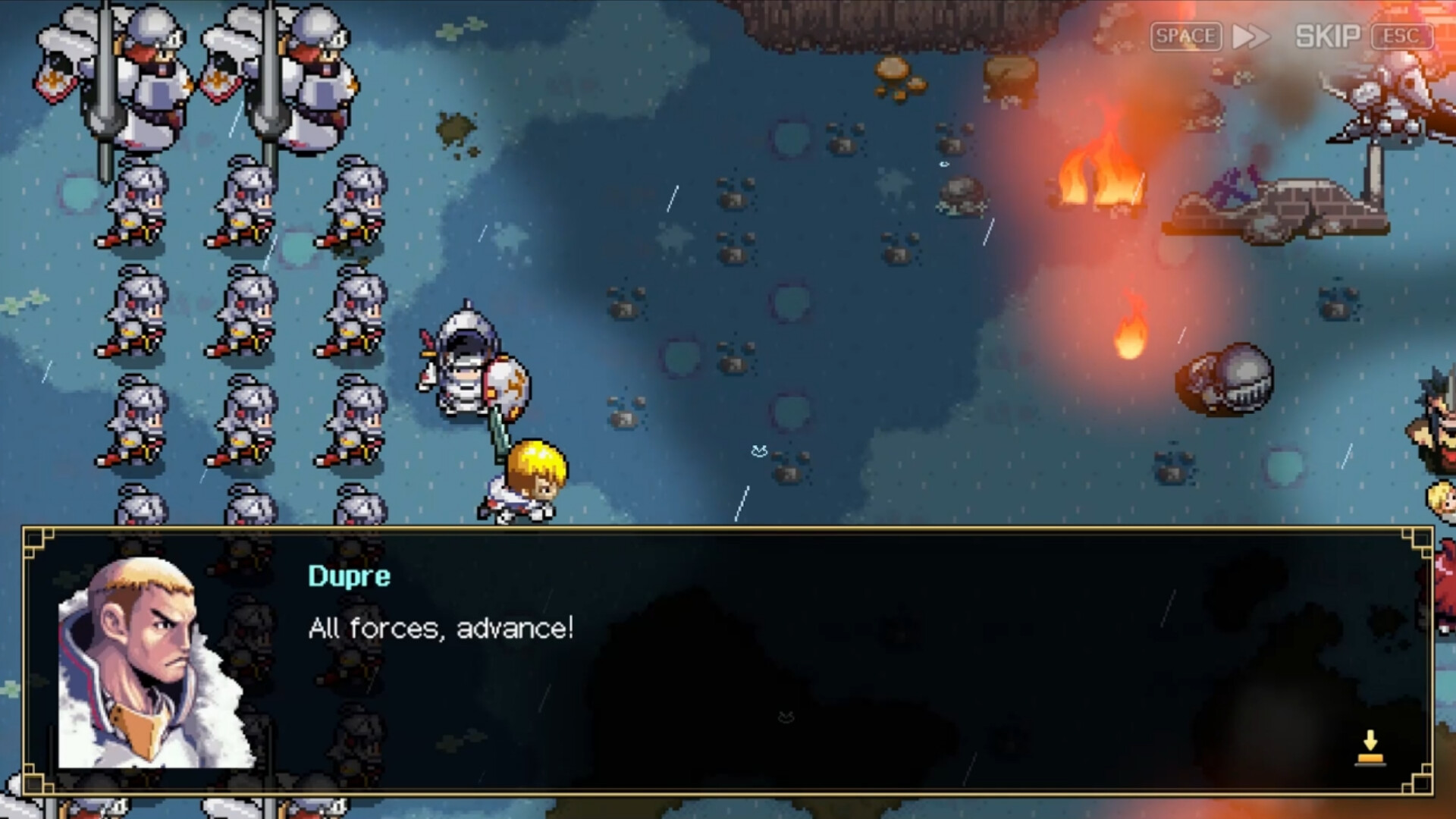 A story battle from the restored ZENONIA 1 PC release